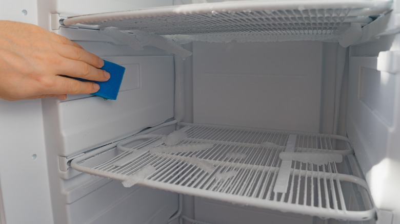 Cleaning out freezer