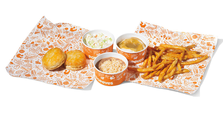 Popeyes girl dinner side dishes