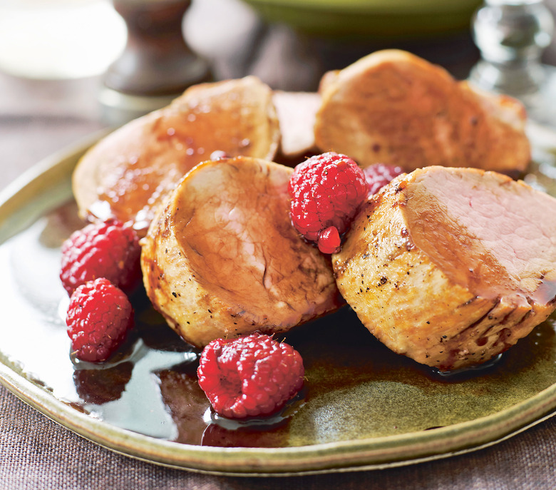 Pork Tenderloin With Balsamic Raspberries Recipe