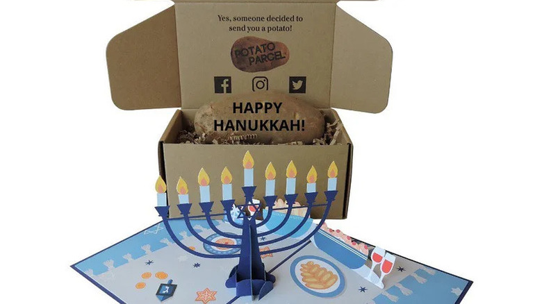 Happy Hannukah Potato Parcel