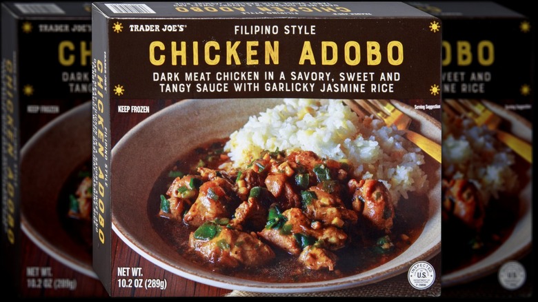 A package of Filipino Style Chicken Adobo from Trader Joe's