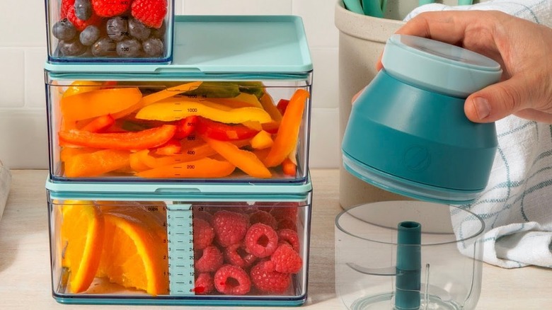 Fruits and veggies in Prepdeck containers