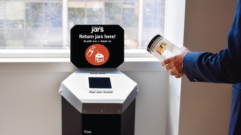 Simply Good Jars recycling bin