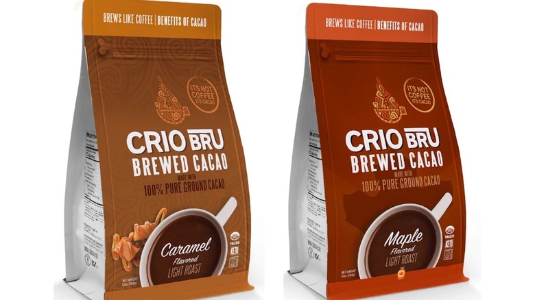 Two bags of Crio Bru cacao
