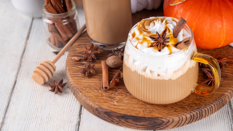 homemade pumpkin spice latte