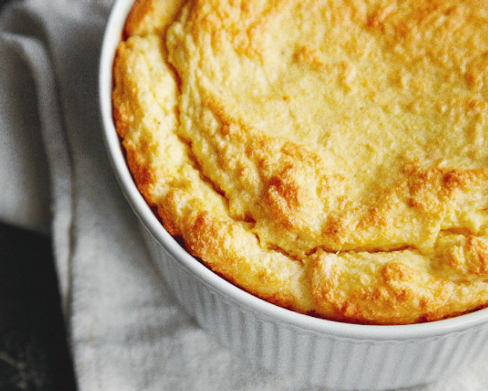 This puffy grits recipe makes a delicate, savory soufflé that pairs perfectly with eggs.