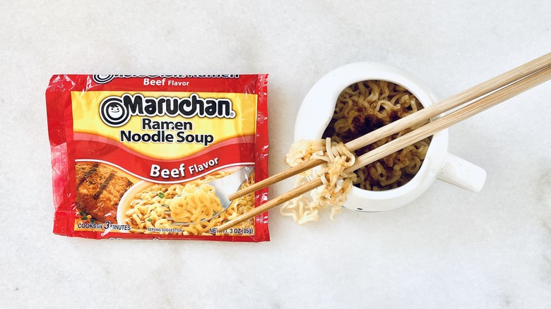 Maruchan ramen beef flavor