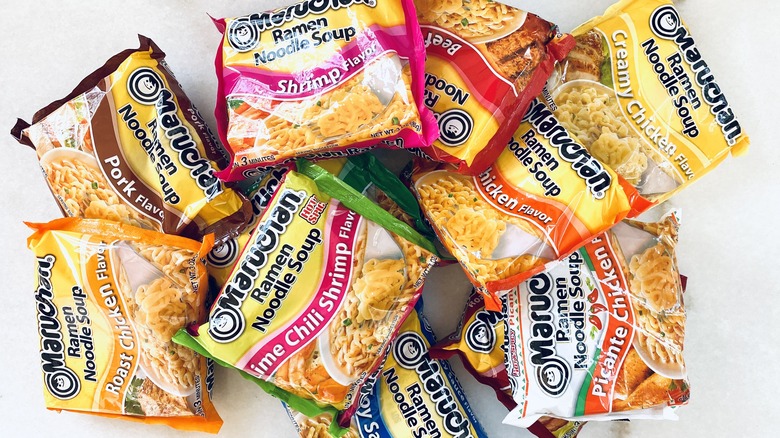 Maruchan ramen packages