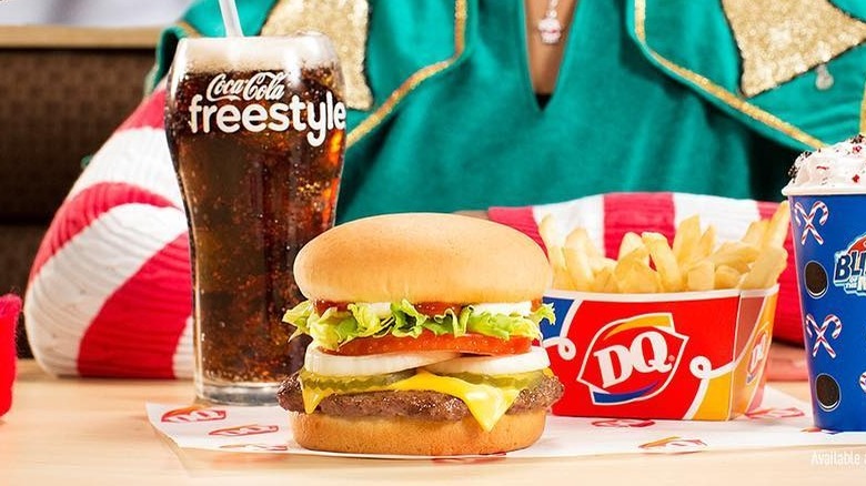 Dairy Queen burger