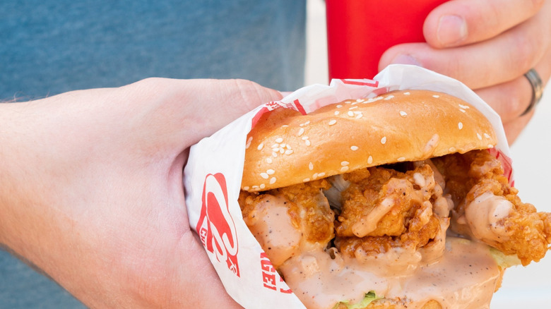 Raising Cane's chicken sandwich