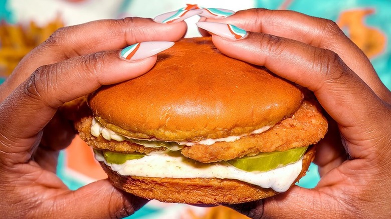 Popeye's fish sandwich