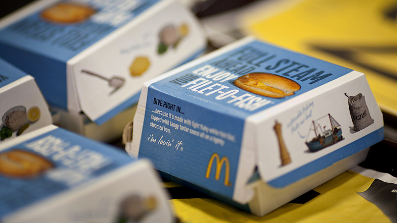 McDonald's Filet-o-Fish boxes