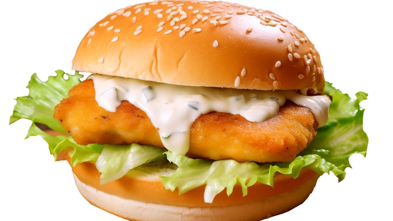fast food fish sandwich