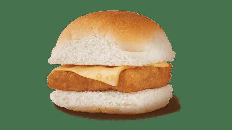 White Castle fish slider