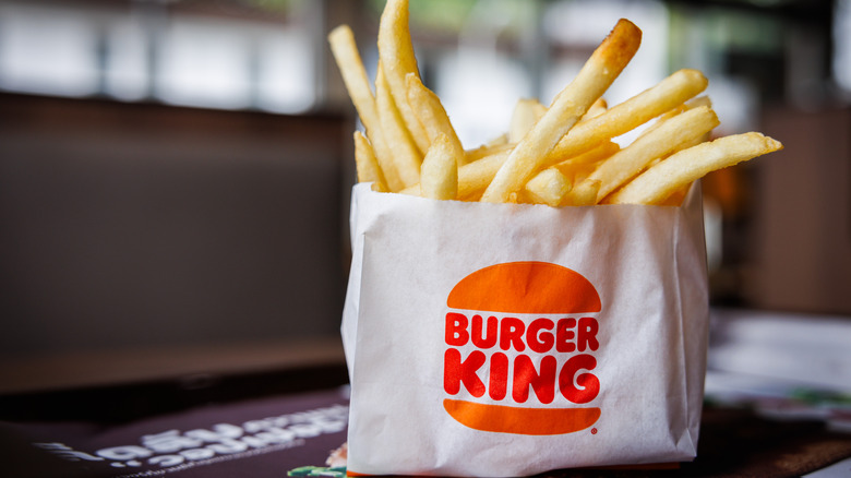 A bag of Burger King fries