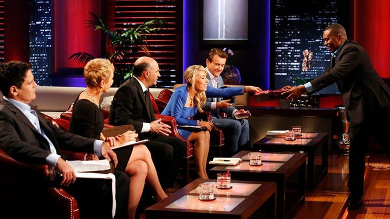 Christopher Johnson appearing on 'Shark Tank'