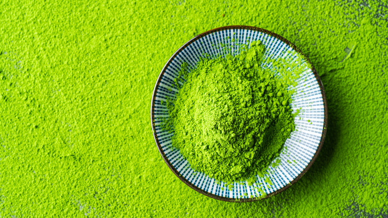 matcha green tea powder