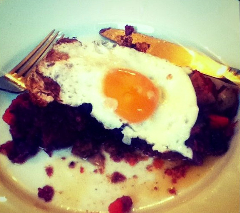 If you're not sure you like beets, mixing them with eggs and meat may be your road to new food love..