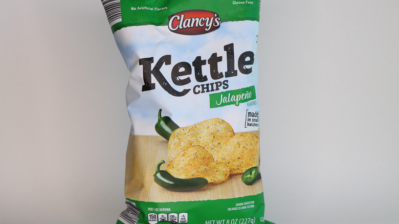 pictured bag of Clancy's chips
