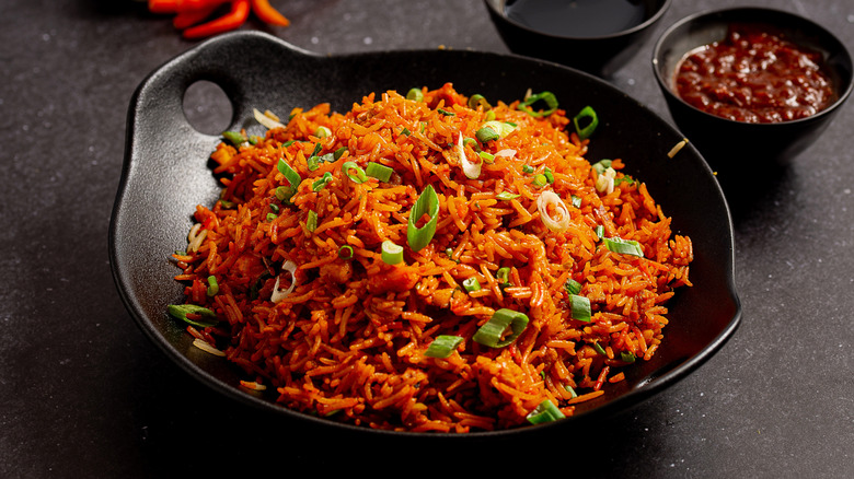 Spicy fried rice.
