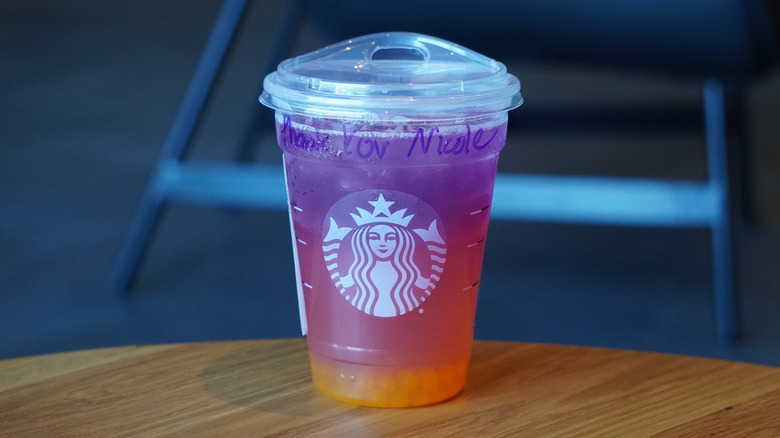 Starbucks' Tropical Butterfly Lemonade Refresher.