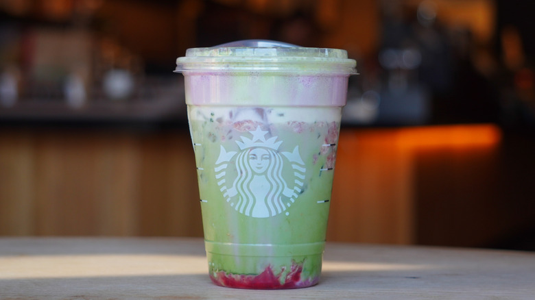 Starbucks Iced Double Berry Matcha