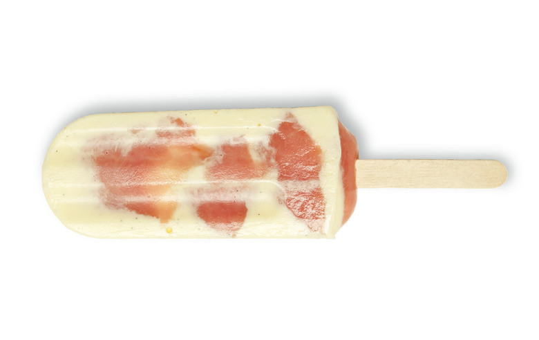 Crisp, tangy rhubarb and creamy frozen custard on a stick. Ready to chill out?