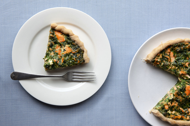 Salmon And Spinach Pie Recipe