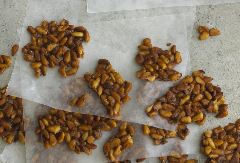 Salted Pine Nut Toffee Recipe