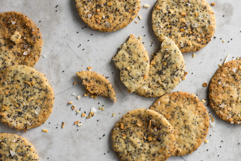 Salty-Sweet Poppy Onion Crackers Recipe