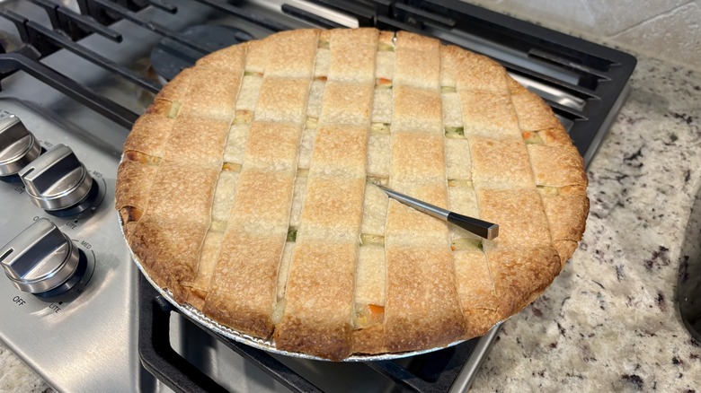 Finished Sam's Club pot pie