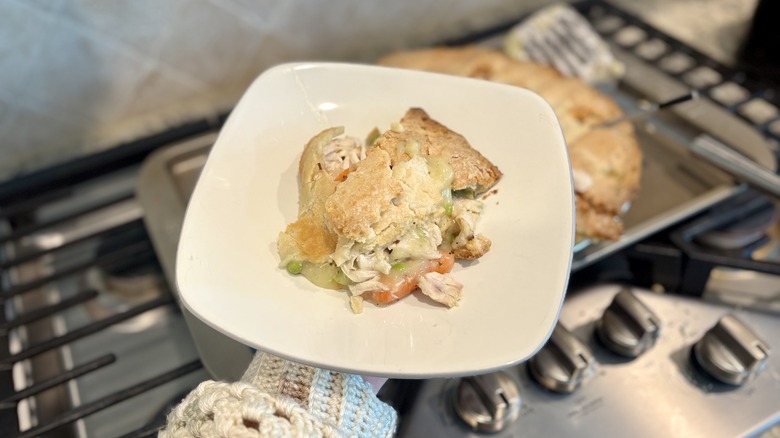 Costoco pot pie slice