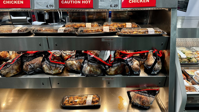 Costco chicken set up