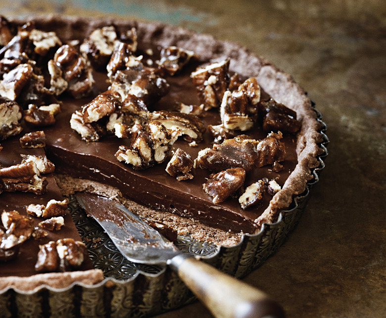 Sea-Salt Chocolate and Pecan Tart Recipe