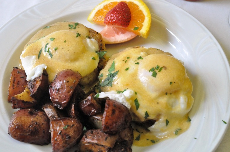 Seafood Eggs Benedict Recipe