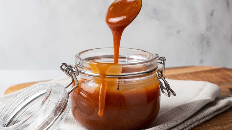 homemade caramel sauce
