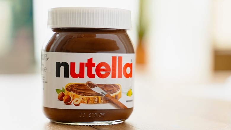 Jar of Nutella