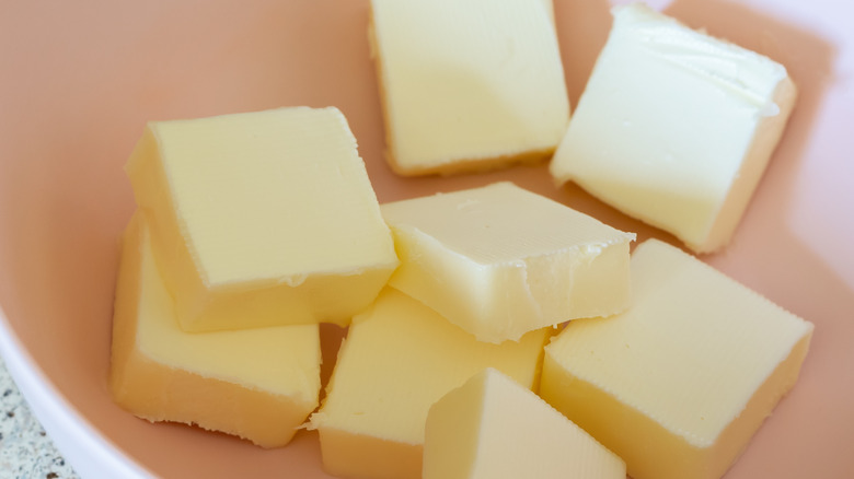 Pats of butter