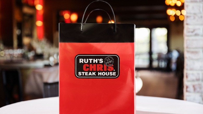 Ruth's Chris takeout bag