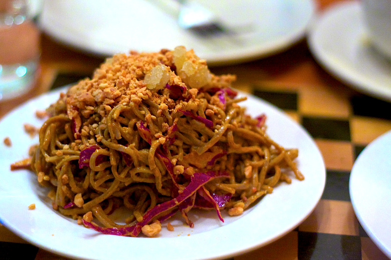 Cold sesame noodles are a great way to satisfy your craving for Chinese food when it's hot outside.