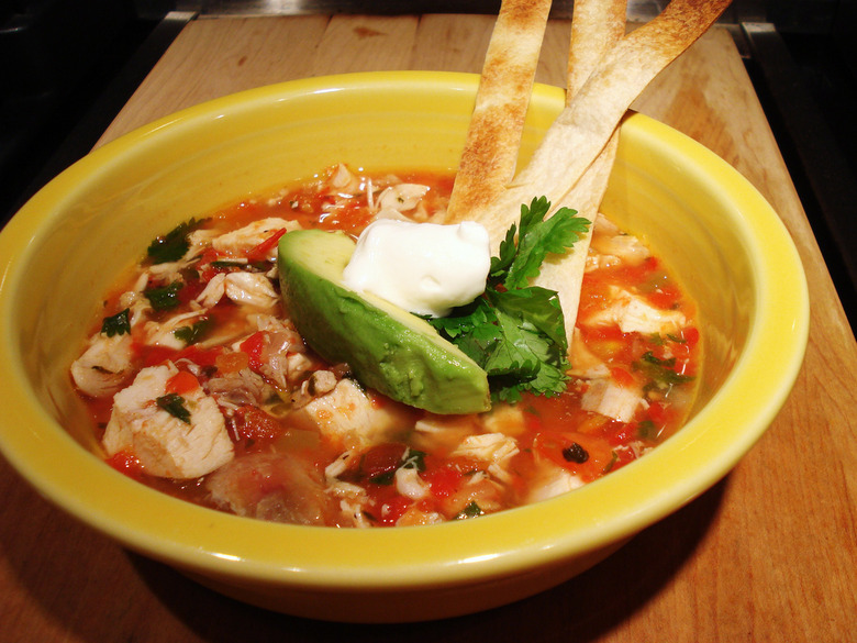 Simple Chicken Tortilla Soup Recipe