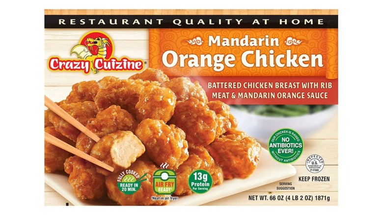 Crazy Cuizine Mandarin Orange Chicken box.