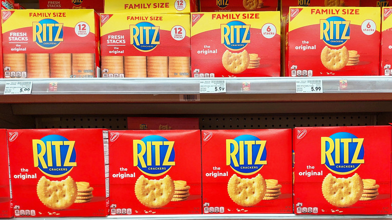 Ritz crackers for sale.