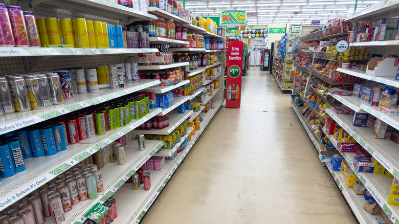 canned drinks sold at Dollar Tree