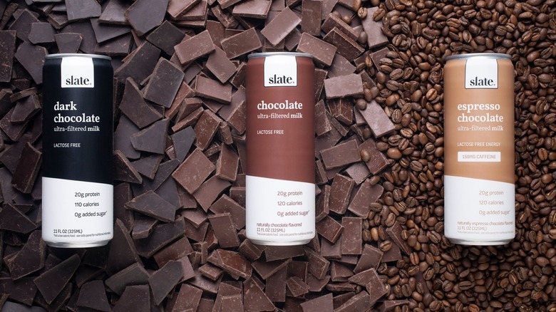 Slate chocolate milk lineup