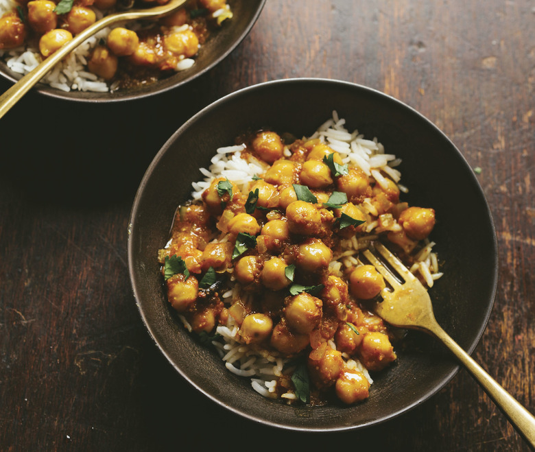 Slow Cooked Curried Chickpeas Recipe