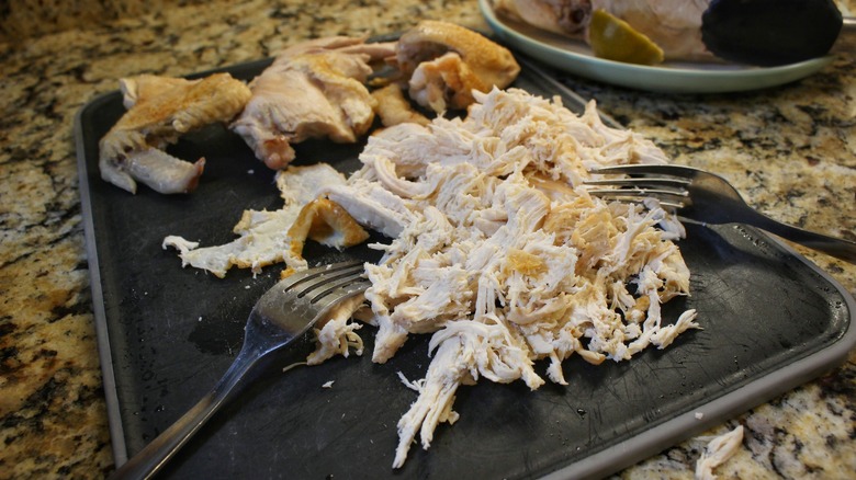 shredded chicken