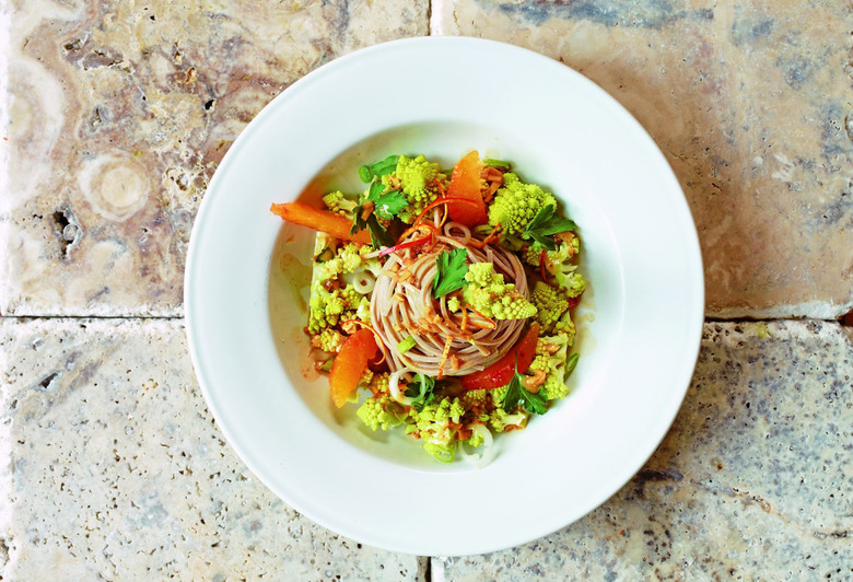 Soba, Cauliflower And Blood Orange Salad Recipe