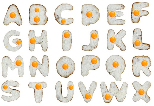 Someone Finally Made A Font Out Of Fried Eggs