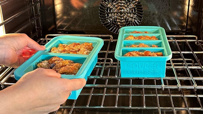 Breads baking in Souper Cubes
